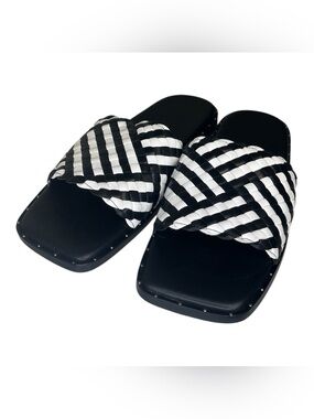 Freda Salvador Woven Studded Sandals